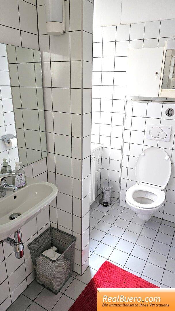 Toilette mit Handwaschbecken