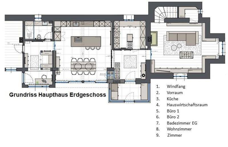 Grundriss Haupthaus EG