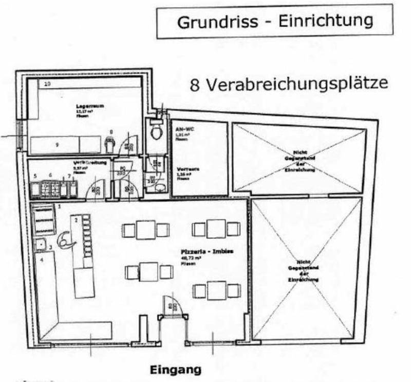 Grundriss Einrichtung