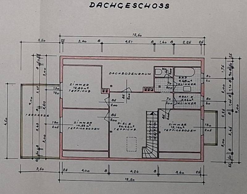 Grundriss Dachgeschoss