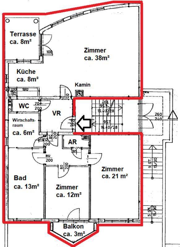 Grundriss Wohnung