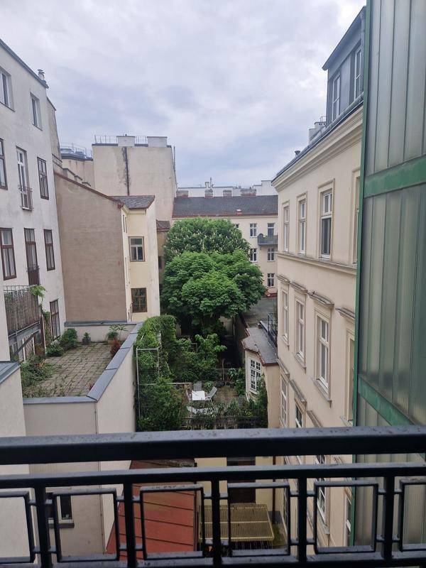 Ausblick Balkon