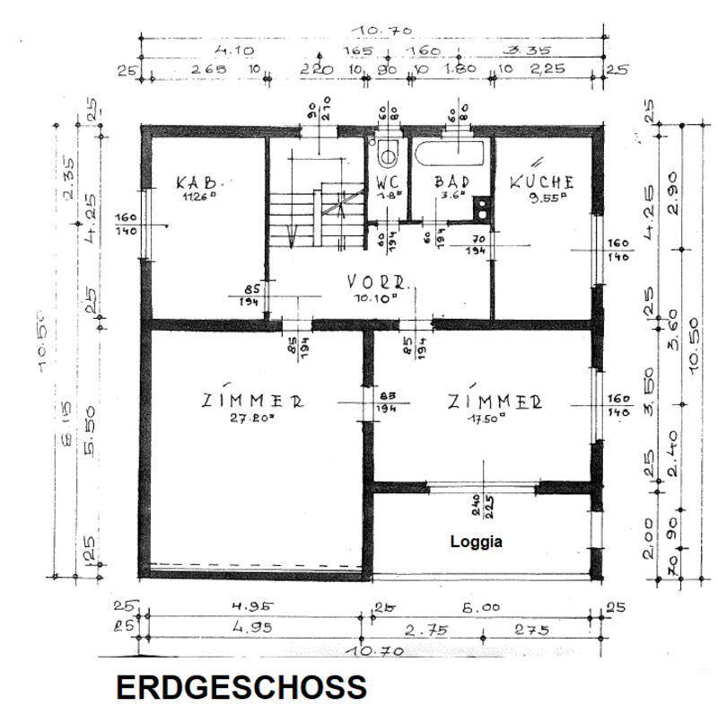 Grundriss Erdgeschoss