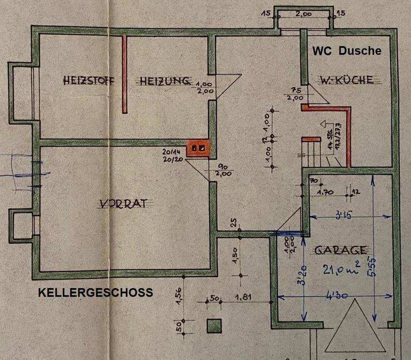 Grundriss Kellergeschoss