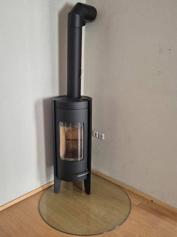Zusatzofen im Wohnzimmer