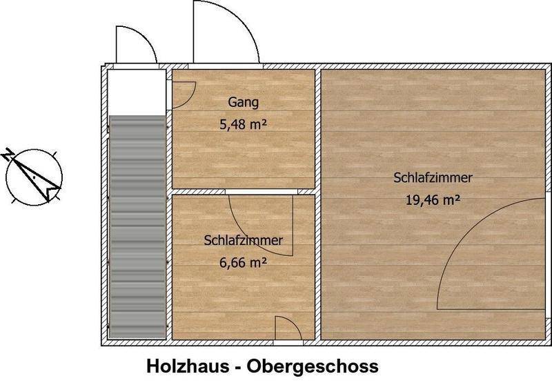 Holzhaus_-_Obergeschoss
