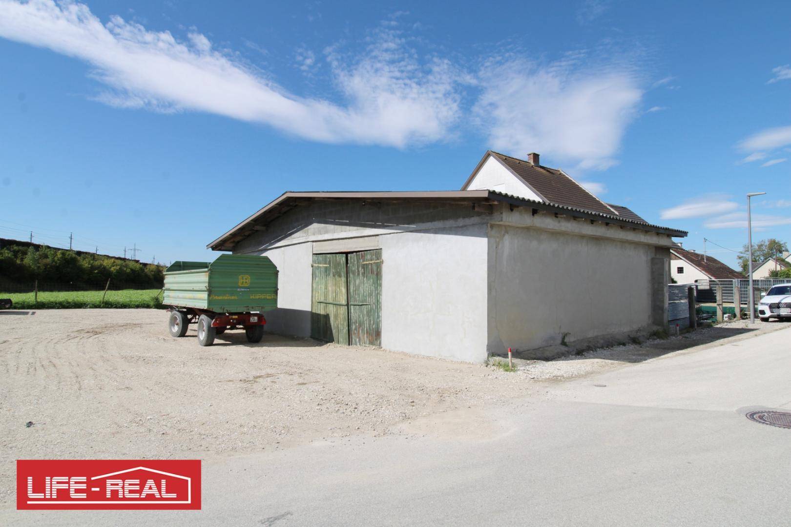 Außenlagerfläche mit Garage im Ennshafen! - Ansicht 2