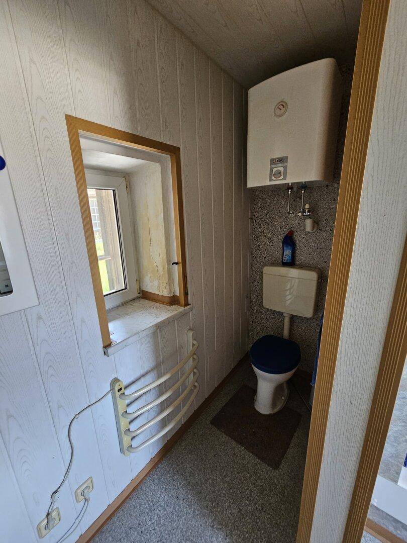 WC ans Bad angeschlossen