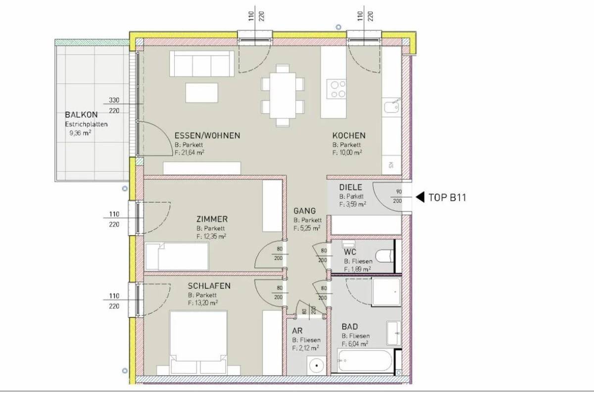 Plan Top B11