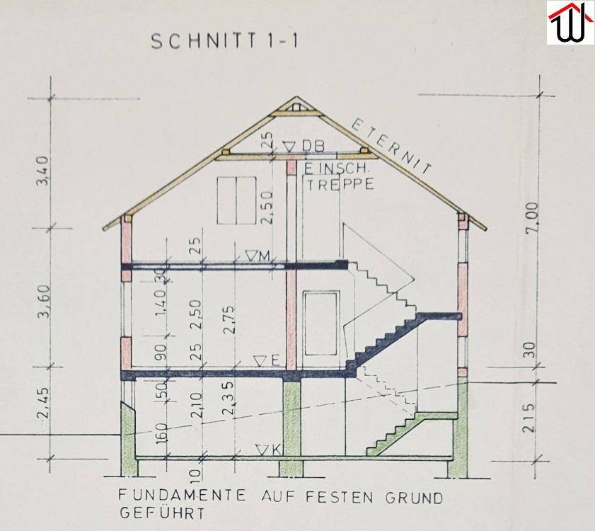 Grundriss Schnitt