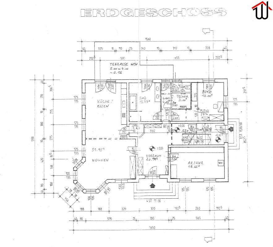 Plan Erdgeschoss