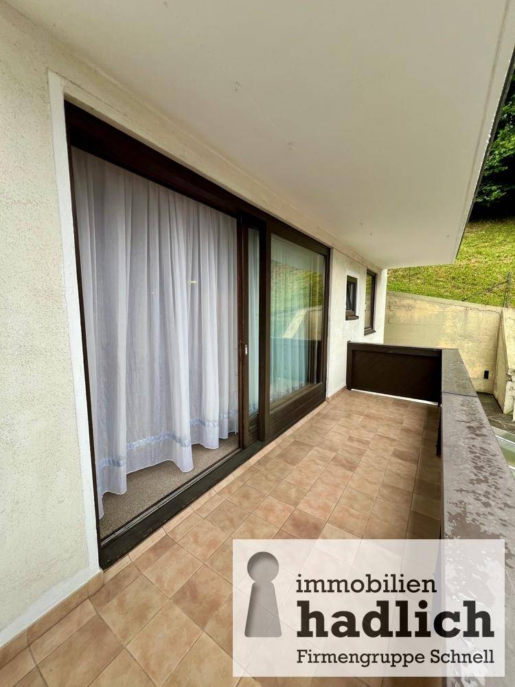 Balkon mit Aussicht.
