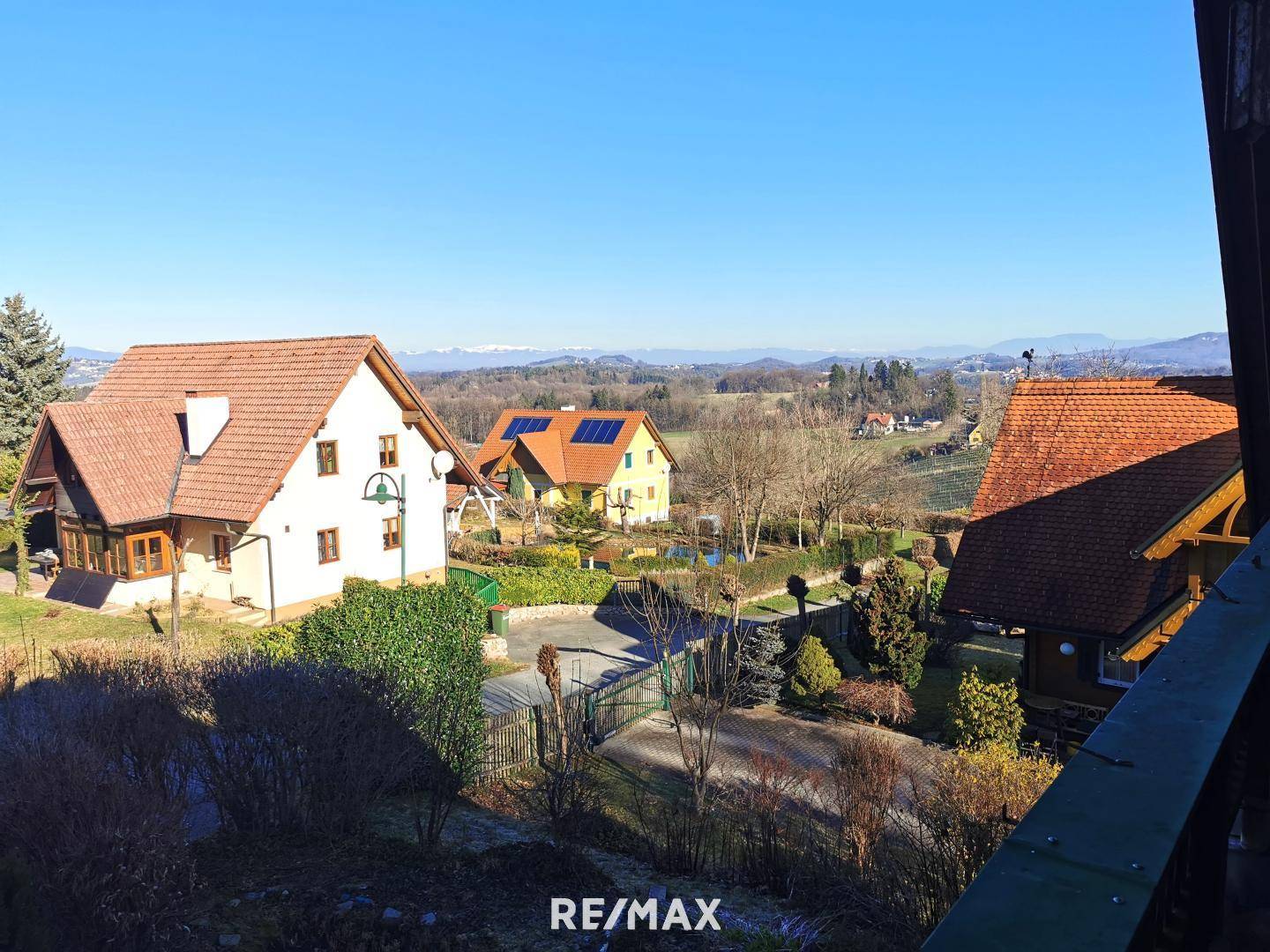 Aussicht Balkon Nordwestseite