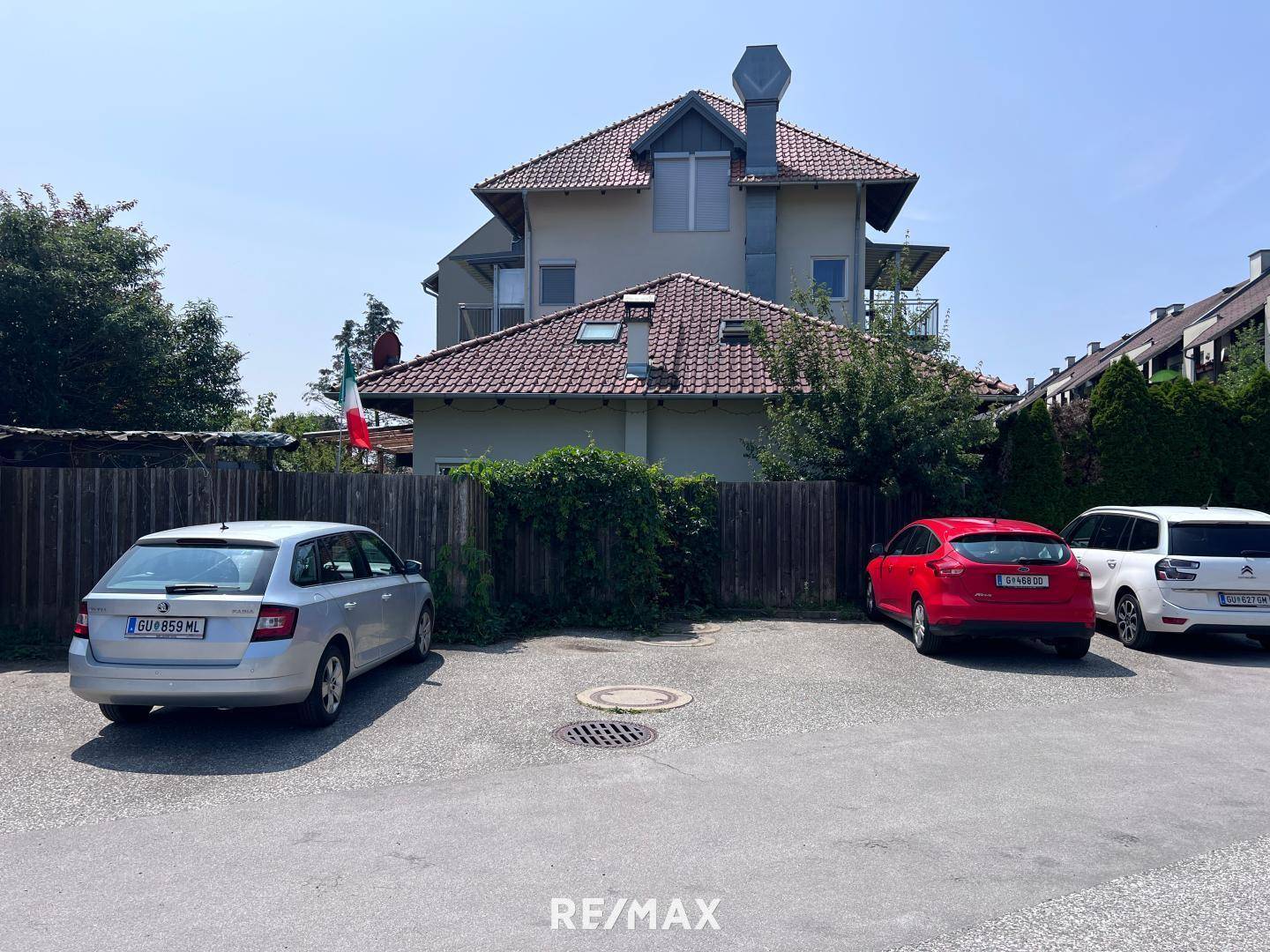 Parkplatz Besucher
