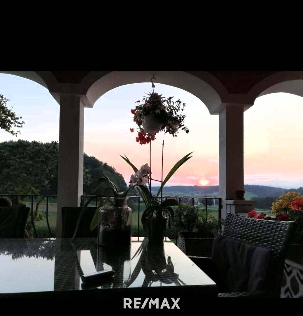 Ausblick von der Terrasse