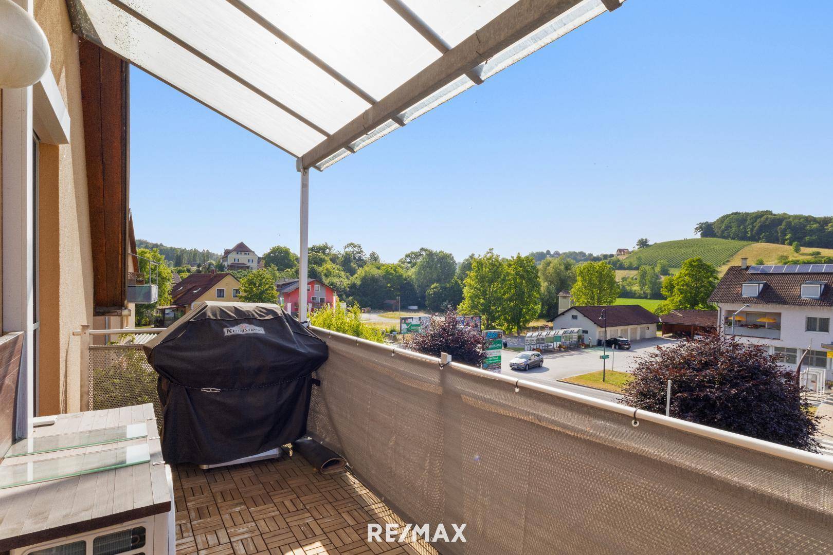 Balkon Aussicht Westen