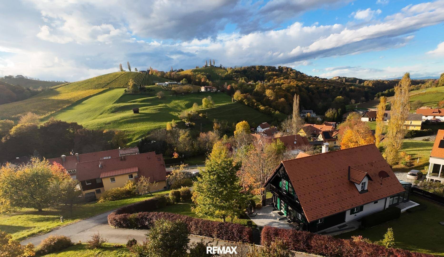 Sie suchen ein stilvolles Zuhause an der Weinstraße mit Fernblick, Wellnessbereich und eigenem Weinkeller? Dann sollten Sie sich diese besondere Immobilie unbedingt ansehen! - Ansicht 2
