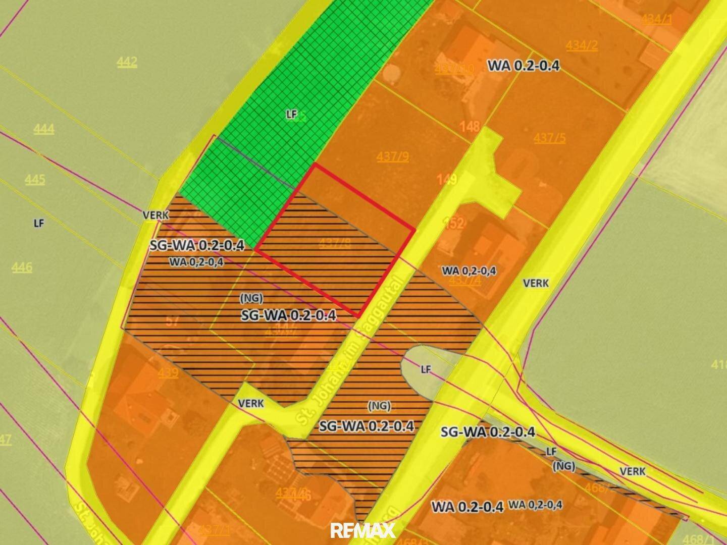 Grundstück im Saggautal: Sonnige Lage, Sackgassenzufahrt ,kein Bauzwang - Ansicht 6