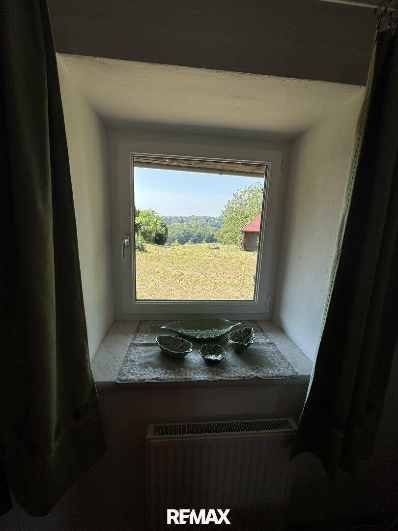 Blick aus dem Fenster