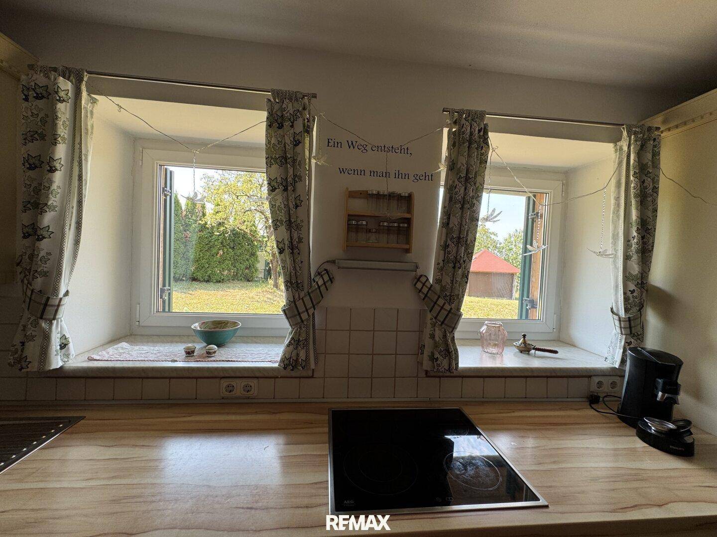 Aussicht beim Kochen