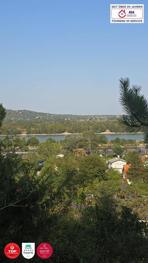 Ausblick von Garten und Wald Grundstück