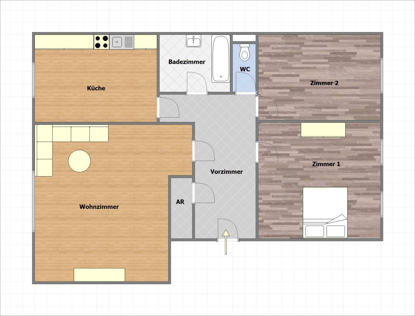 Grundriss schematisch