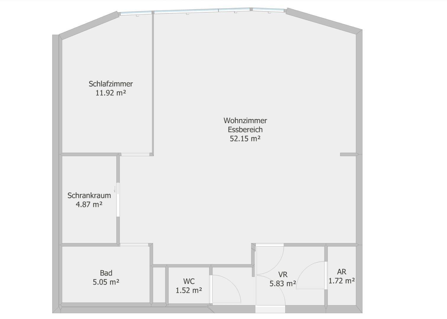 Bemaßung - - 82,68m2