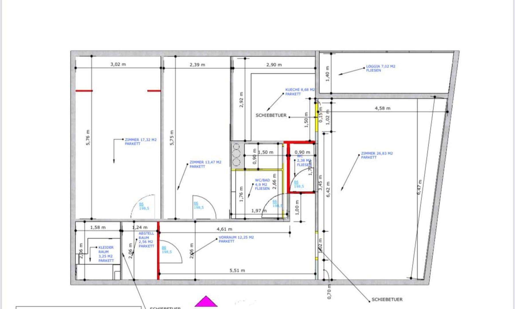 Grundriss Plan