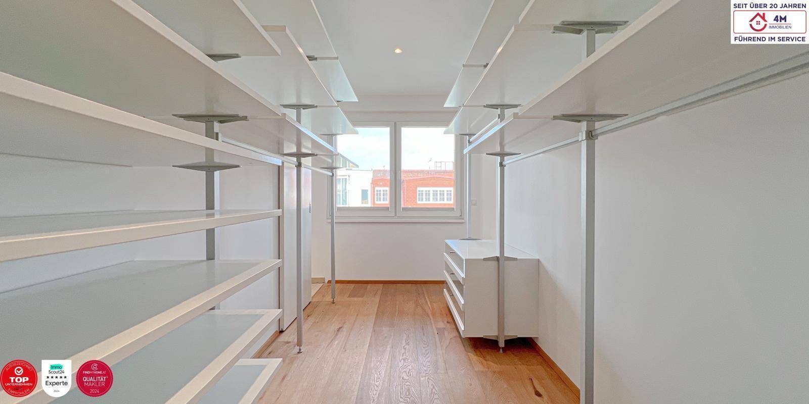 begehbare Garderobe