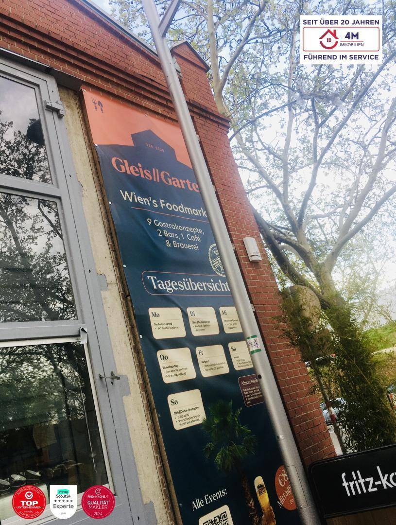 Der Foodmarkt ca. 5 Gehminuten entfernt