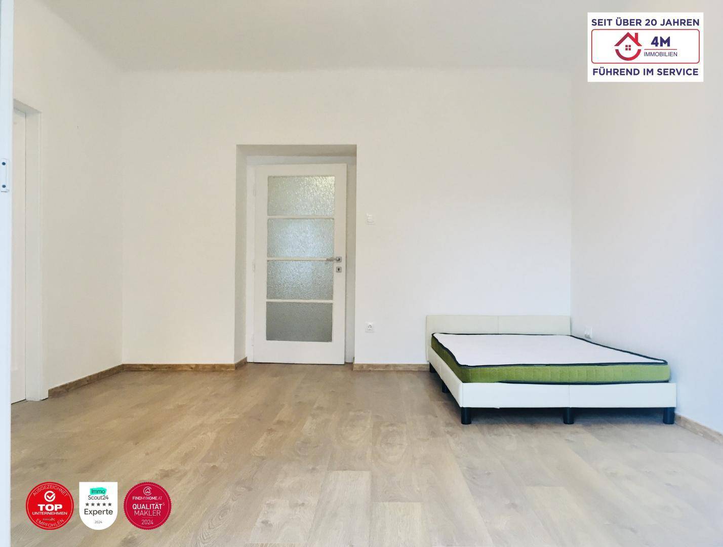 Das Zimmer 1 ist ca. 19 m²