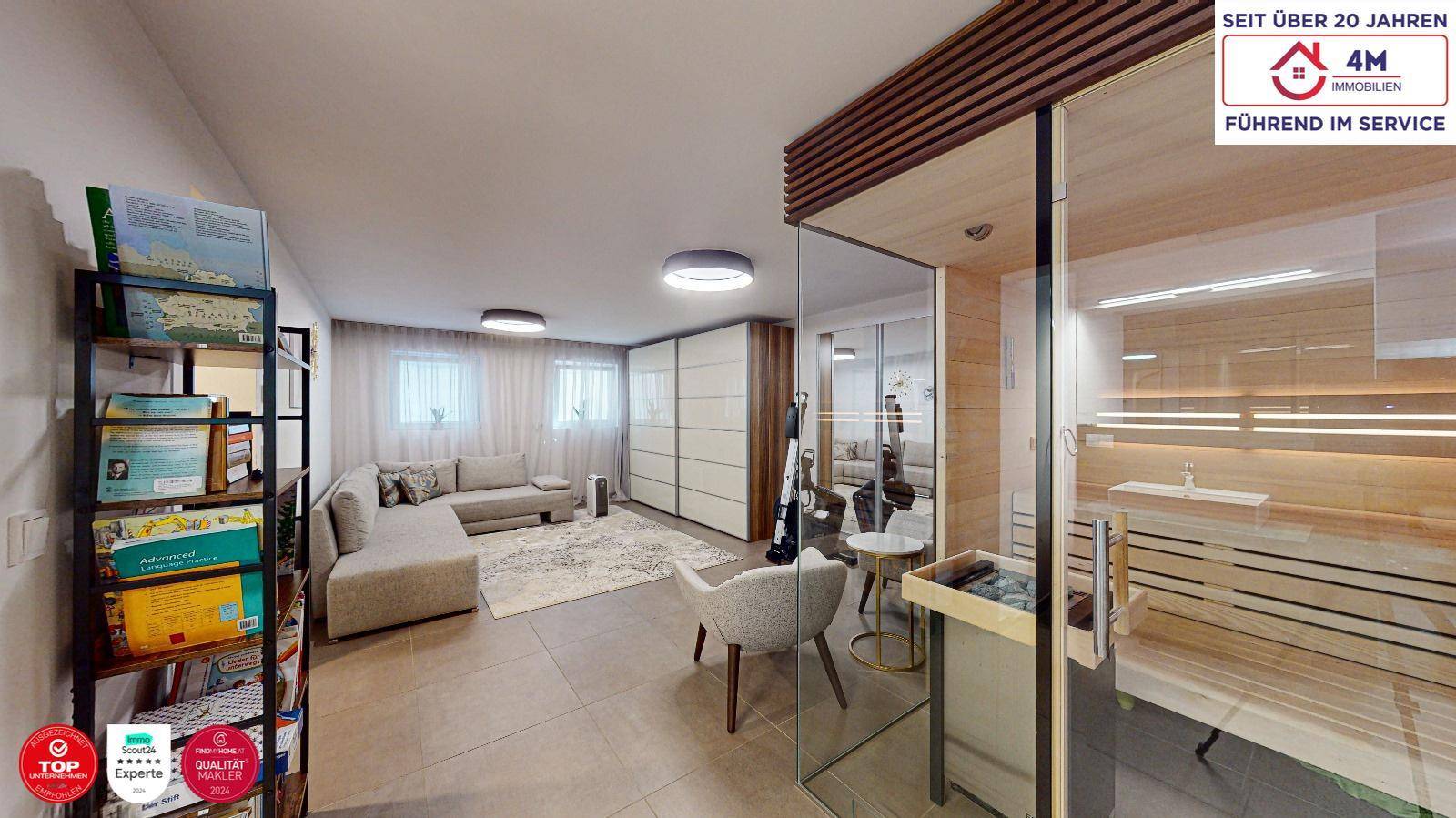 Gästezimmer mit Sauna