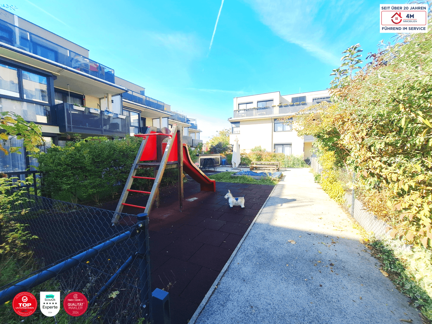 Spielplatz der Hausanlage