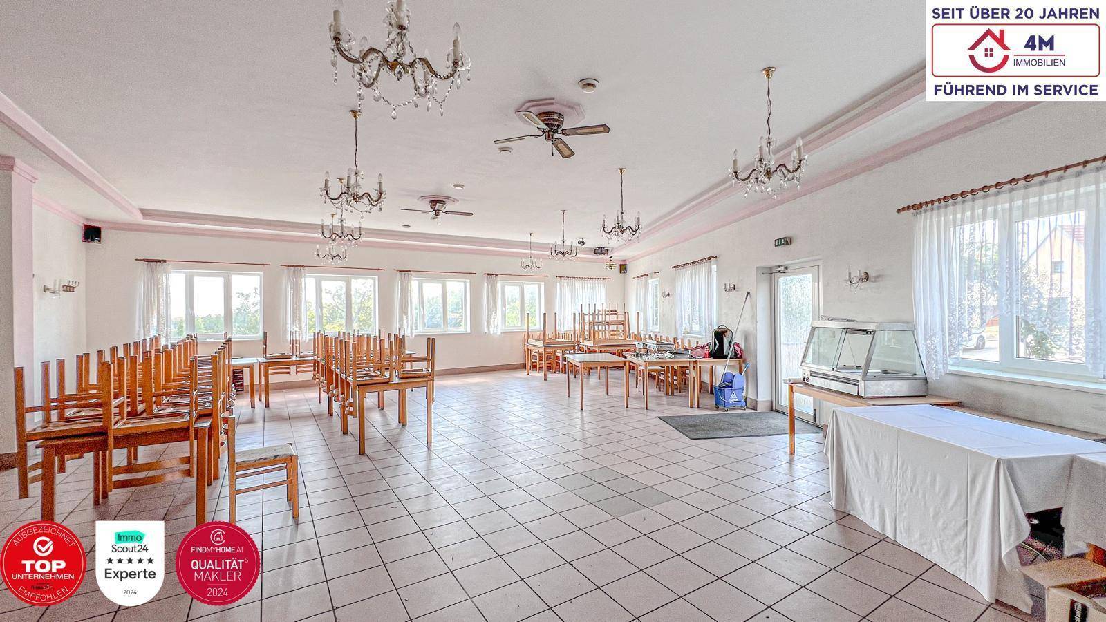 ALL IN ONE ** EFH mit 7 Zimmern und Panoramablick + Gasthaus/Speisesaal + Lokal (ca. 400m² Wohn/Nutzfläche zzgl. Garten) - Ansicht 3