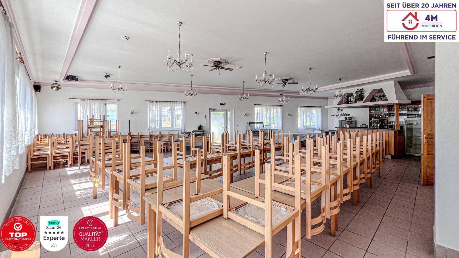 ALL IN ONE ** EFH mit 7 Zimmern und Panoramablick + Gasthaus/Speisesaal + Lokal (ca. 400m² Wohn/Nutzfläche zzgl. Garten) - Ansicht 5