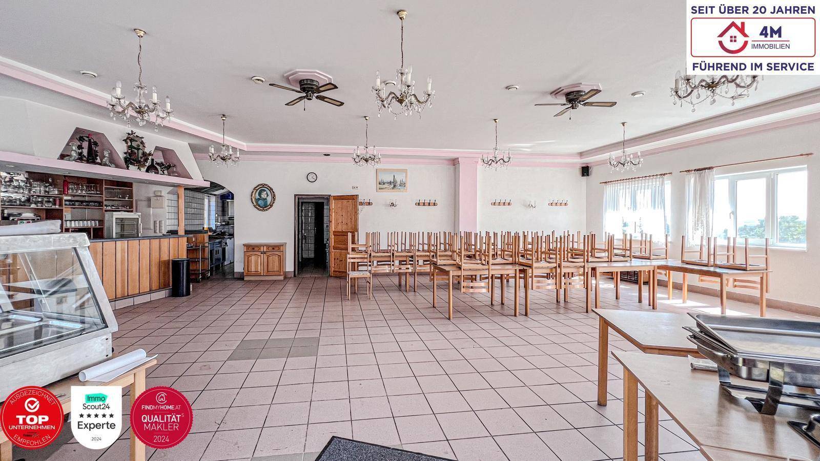 ALL IN ONE ** EFH mit 7 Zimmern und Panoramablick + Gasthaus/Speisesaal + Lokal (ca. 400m² Wohn/Nutzfläche zzgl. Garten) - Ansicht 4