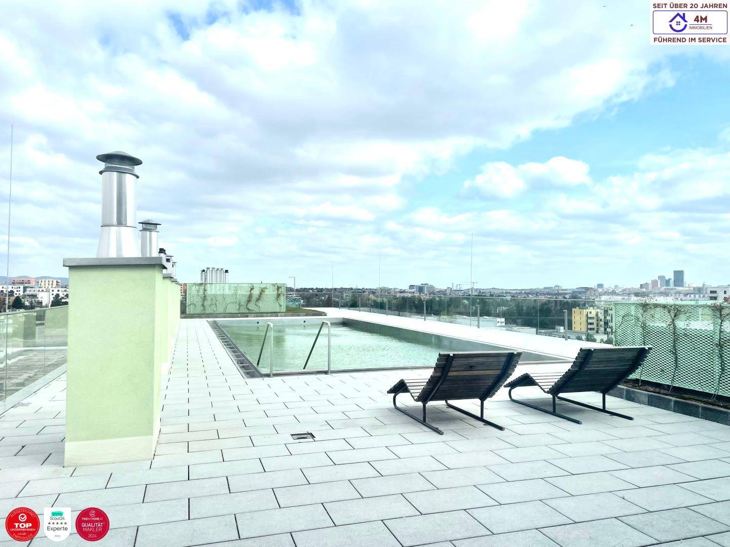 Wohnen auf Zeit! Voll möbliertes 3-Zimmer-Apartment mit Garage, Balkon &amp; Fernblick, 1230 Wien - Widok 3