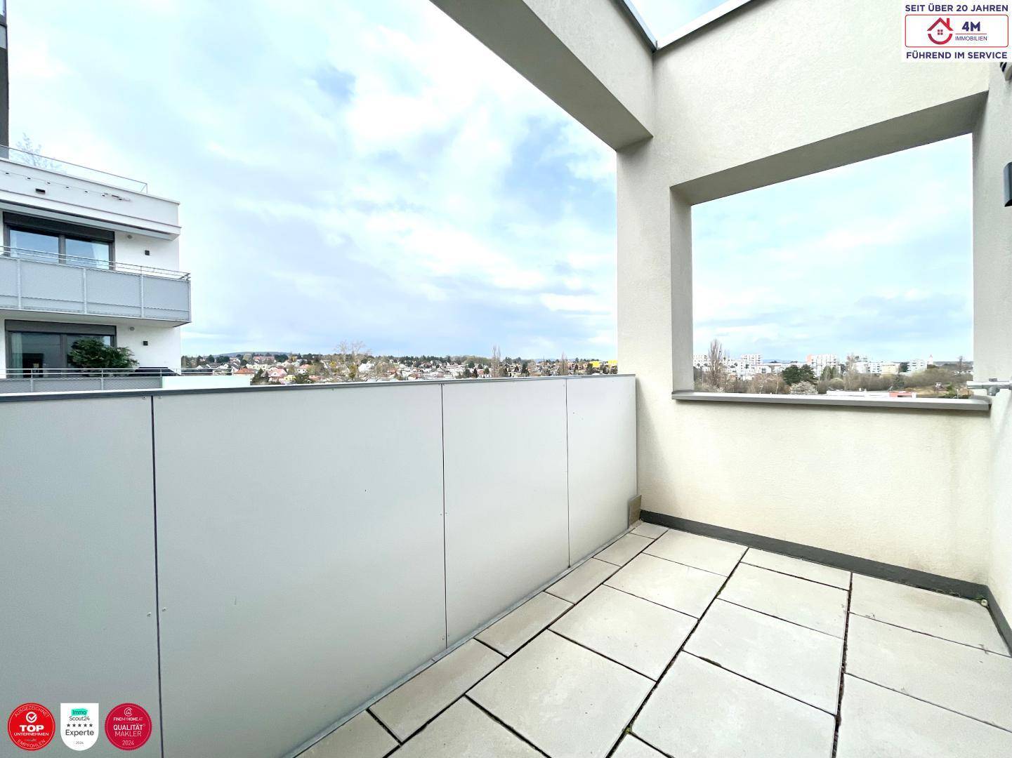 Wohnen auf Zeit! Voll möbliertes 3-Zimmer-Apartment mit Garage, Balkon &amp; Fernblick, 1230 Wien - Widok 2