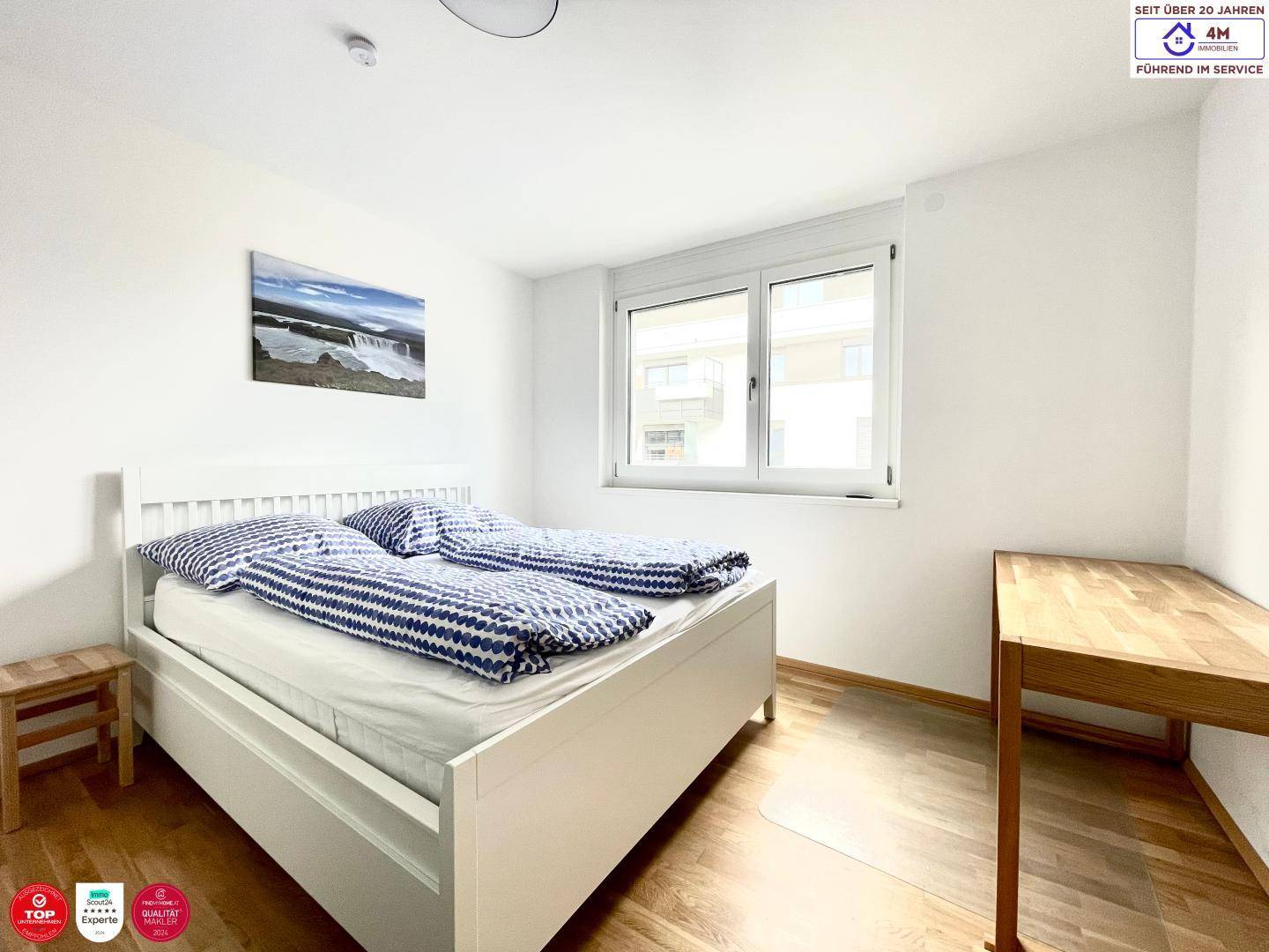 Wohnen auf Zeit! Voll möbliertes 3-Zimmer-Apartment mit Garage, Balkon &amp; Fernblick, 1230 Wien - Widok 6