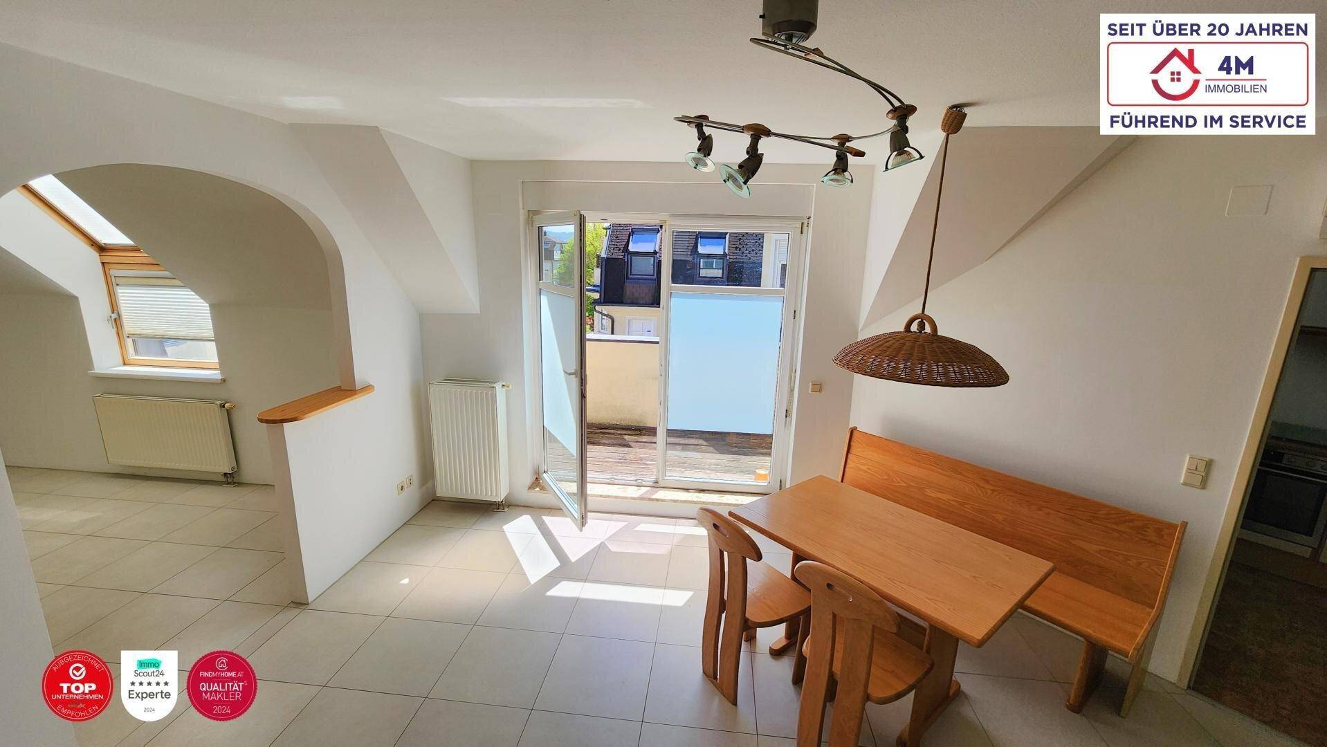 ☀️Sonniges Wohnerlebnis ☀️Dachgeschoss-Maisonette mit zwei Terrassen und Tiefgaragenplatz – pohled 3