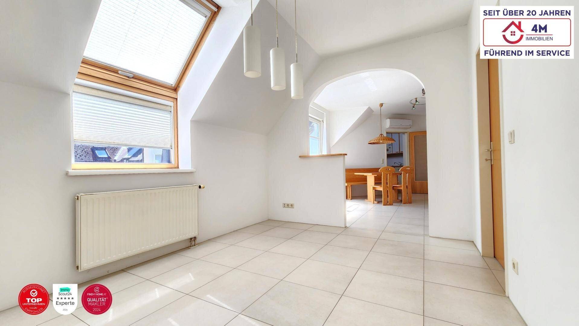 ☀️Sonniges Wohnerlebnis ☀️Dachgeschoss-Maisonette mit zwei Terrassen und Tiefgaragenplatz – pohled 6