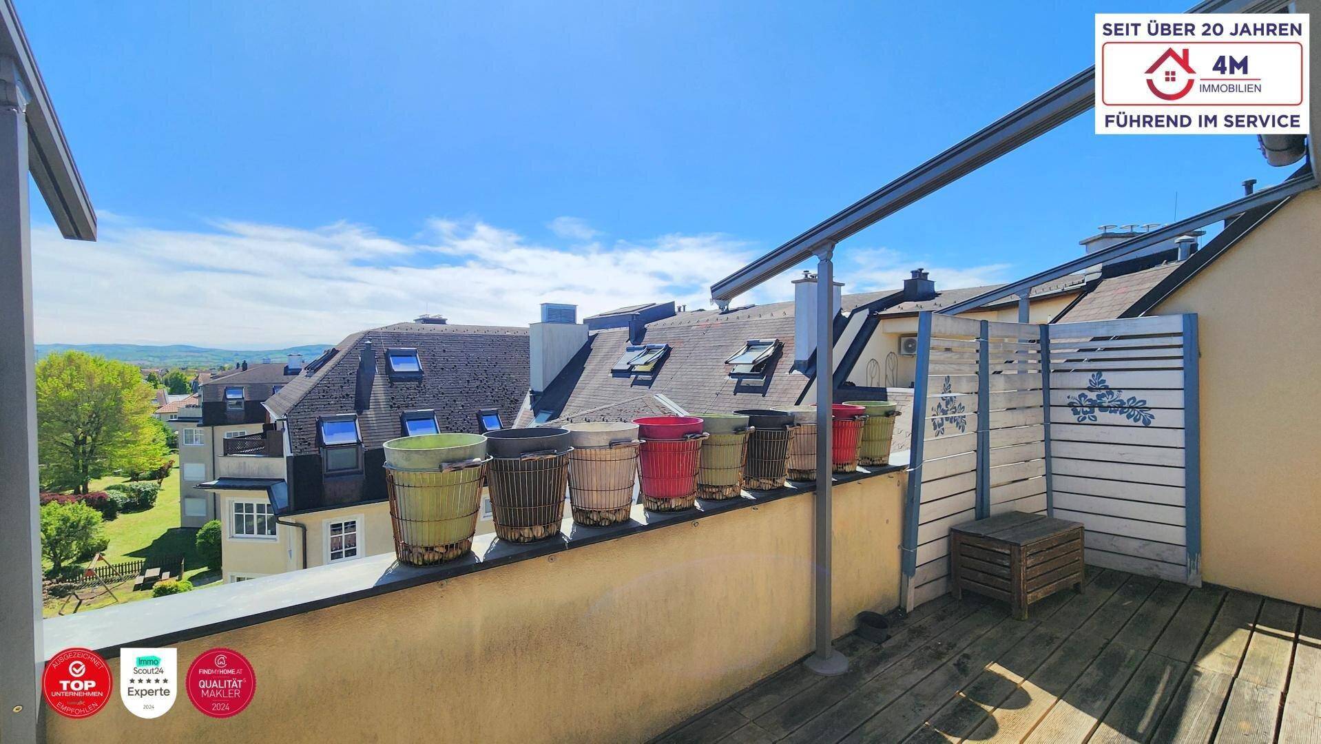☀️Sonniges Wohnerlebnis ☀️Dachgeschoss-Maisonette mit zwei Terrassen und Tiefgaragenplatz – pohled 2
