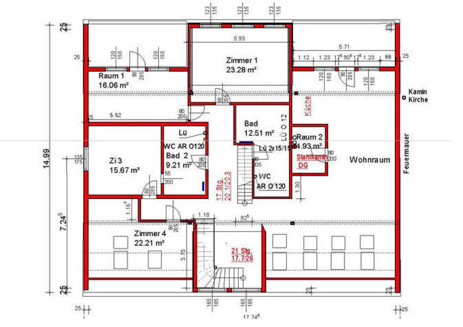 Plan Wohnebene