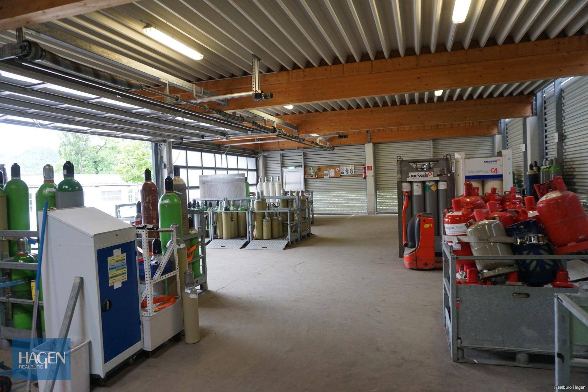 Gaslager mit Genehmigung