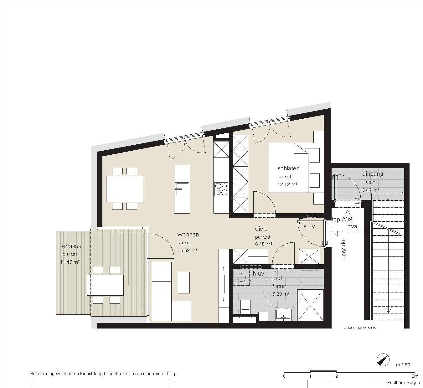 Neubau im Zentrum - Top A.082-Zimmerwohnung im 2. OGWOHNBAUFÖRDERUNG - Widok 2