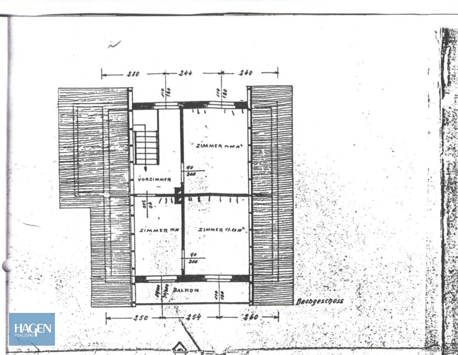 Grundriss Dachgeschoss