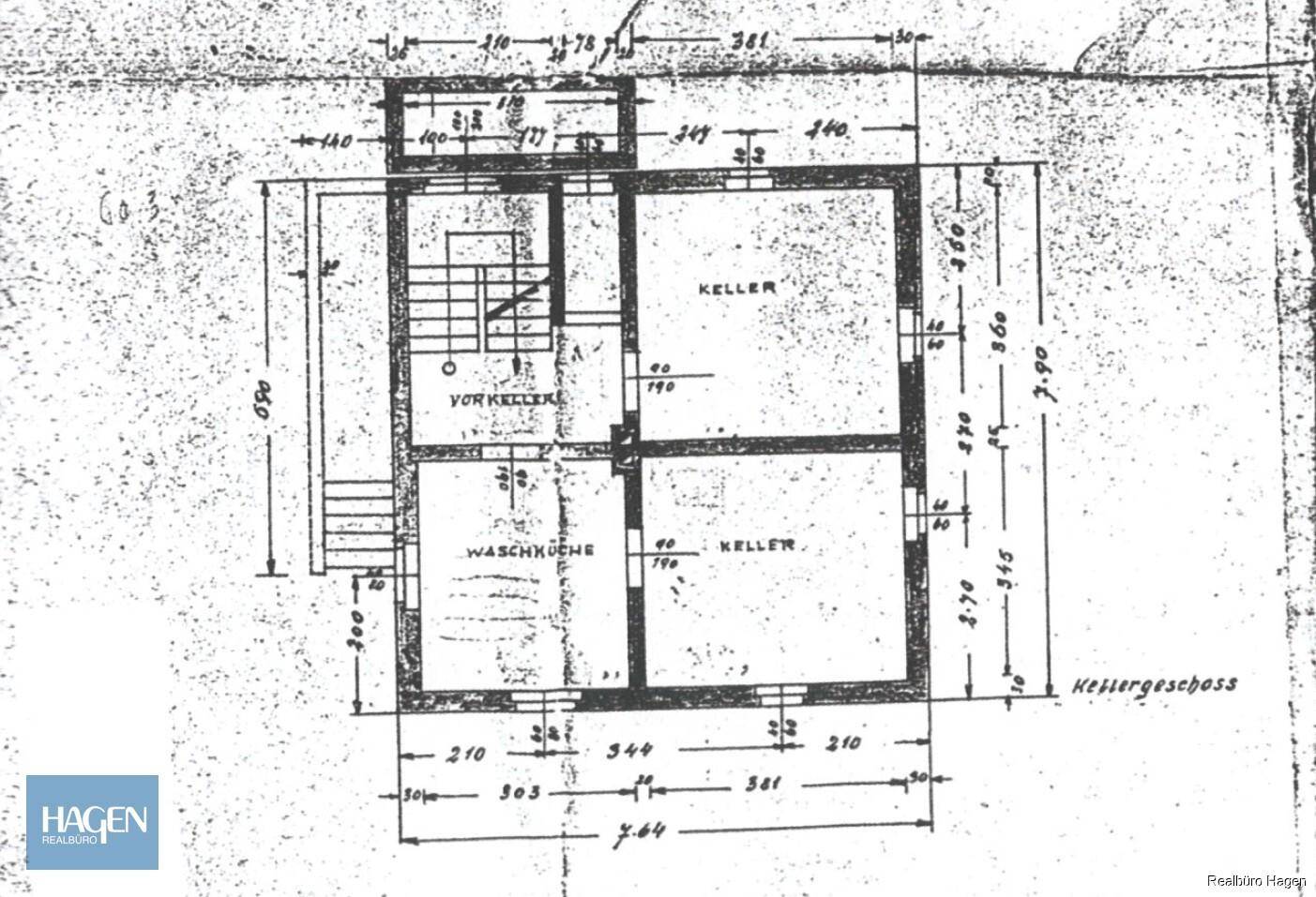 Grundriss Kellergeschoss