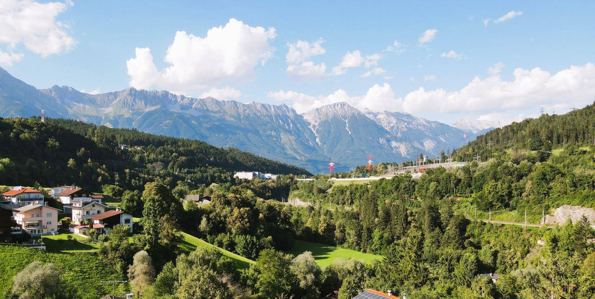 Aussicht von den Grundstücken