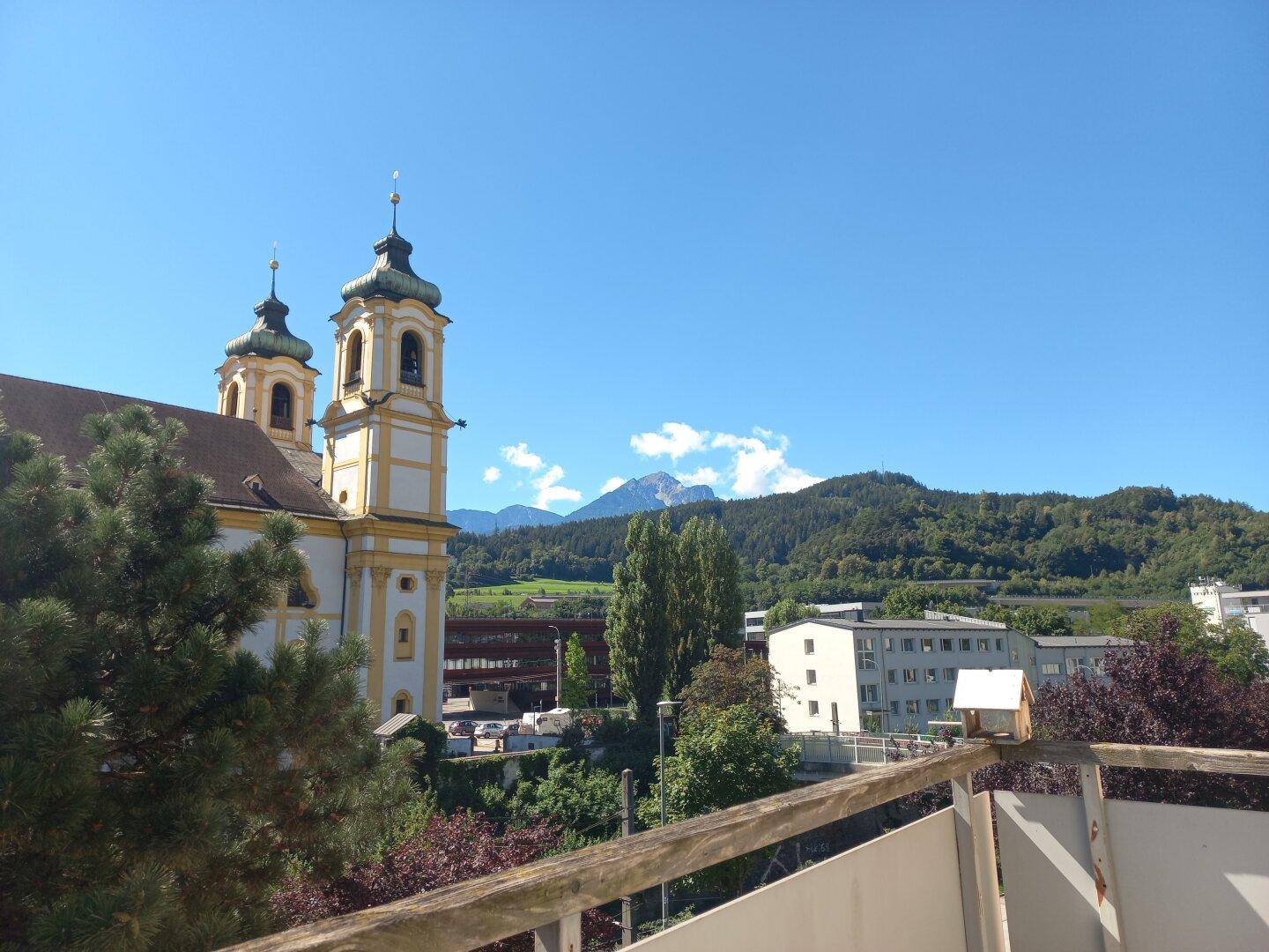 Ausblick Balkon Süd