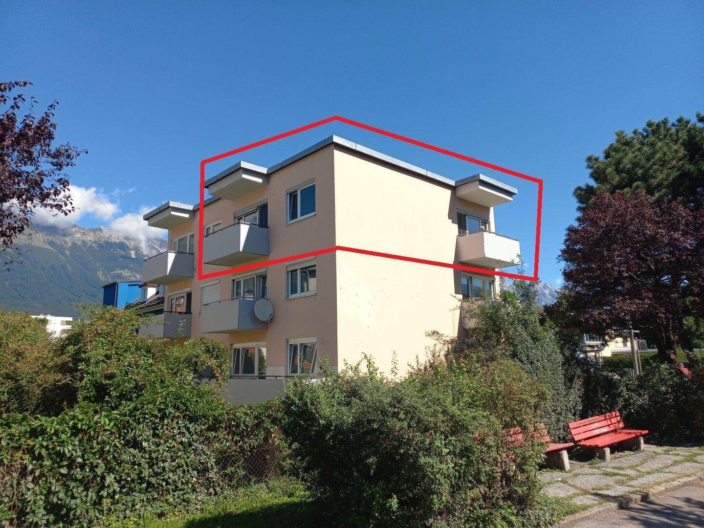 Außenansicht Wohnung Süd